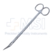 Potts-Smith Scissors, Angled 25 Degrees, Slightly Blunt Tips, Two Tone Finish, Overall Length 7-1/2" (190mm) - 19-13154