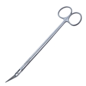 Potts-Smith Scissors, Angled 25 Degrees, Slightly Blunt Tips, Two Tone Finish, Overall Length 7-1/2" (190mm) 