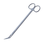 Potts-Smith Scissors, Angled 45 Degrees, Slightly Blunt Tips, Two Tone Finish, Overall Length 7-1/2" (190mm) 