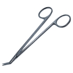 Potts-Smith Scissors, Short, Angled 45 Degrees, Blade Length 1/2" (12.7mm), Overall Length 5-1/4" (133.35mm) 