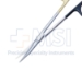 Potts-Smith Scissors, Super Cut, Angled 60 Degrees, Bottom Blade Serrated, Two Tone Finish, Black Ring Handles, Overall Length 7-1/2" (190mm) - 19-133156