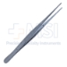 Potts-Smith Tissue Forceps, Straight, 1 x 2 Teeth, Serrated, Overall Length 7" (178mm) - 25-18180
