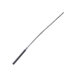 Pratt Rectal Probe, Malleable, Sterling Silver, Overall Length 8" (203mm) 