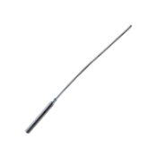 Pratt Rectal Probe, Malleable, Sterling Silver, Overall Length 8" (203mm) 