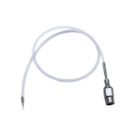 Anterior Chamber Cannula, 25ga, 3mm Long Beveled Tip, Uses 8" (200mm) Silicone Tubing 1166342,May-93,E4982