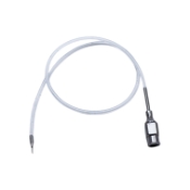 Anterior Chamber Cannula, 25ga, 3mm Long Beveled Tip, Uses 8" (200mm) Silicone Tubing 1166342,May-93,E4982