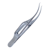 Barraquer-Colibri Forceps, 0.12mm, 1 x 2 Teeth, No Tying Platform, Short Handle, 17mm x 5.5mm Finger Grip Cut-Out, Overall Length 2.9" (75.6mm) 259998,11/6/2611,K5-1500,08-01222