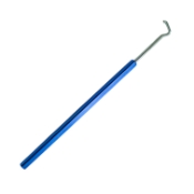 Suh Dacamara Strabismus Recession Grooved Muscle Hook, Titanium, Right, 0.55mm Wide Grooved Track in a 1.1mm Wide Hook x 11mm Long, Knobbed Tip To Prevent Muscle Slippage, Grooved Round Handle, Working Length 1-1/4" (31mm), Overall Length 4-15/16" (125mm) 
