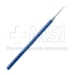 Bechert Nucleus Rotator, Titanium, Horizontal Y-Shape Rotator Tip, Angled Shaft, 7mm Tip To Bend, Round Grooved Handle, Polished Finish, Overall Length 4-7/8" (125mm) - 5-5048-T