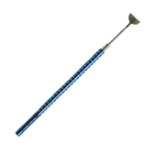 Burrato Flap Protector, Titanium, Single-Ended, Crescent Shaped 10mm Blade, Grooved Handle, Overall Length 5-1/8" (130mm) KT3-1770,6774T,KT3-1770