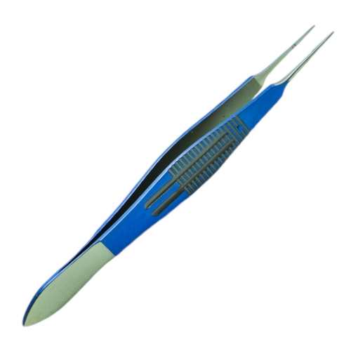 Castroviejo Tying Forceps, Titanium, Straight, 7mm Tying Platforms, Overall Length 4-1/4" (108mm) ET1850,2631T,ET1850