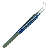 Kellan Endocapsular IOL Insertion Forceps, Titanium, Notched Tip Diameter 0.15mm, Notch Is 1mm From Tip 