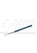 Ligation Aid, Titanium, Hole Diameter 0.4mm, Curved Finger Like End, Groove For Guiding Fine Sutures Under Blood Vessels, Overall Length 4-1/3" (105mm) - 61920-18062-12