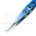 McPherson Tying Forceps, Titanium, Angled, 5mm Tying Platforms, Three Hole Handle, Overall Length 4-1/8" (105mm) - 11-6-6121-T