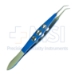 McPherson Tying Forceps, Titanium, 18mm Straight Shafts, 5mm Tying Platforms, Three Hole Handle, Overall Length 4-1/8" (105mm) - 11-6-6111-T