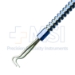 Smith-Dacamara Universal Strabismus Retractor, Two Prong Hook, 8mm Bend To Tip, 6.5mm Gap Between Hooks, 1mm x .75mm Tip For Better Muscle Exposure, Titanium Grooved Round Handle - TDK-7281