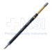 Universal LRI Diamond Knife 3 Settings at 0.50mm, 0.55mm, 0.6mm, Black Gold Titanium J-Slot Bayonet Handle Design, Single Footplate, Truncated Blade Design 0.4mm Tapering to 1mm Wide x 0.1mm Thick x 3mm Long - 820-02