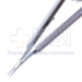 Castroviejo Needle Holder, Straight, With Lock, Medium 9mm Jaws, Round Knurled Handle, Overall Length 5-1/4" (134mm) - 5-4801
