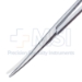 Enucleation Scissors, Lightly Curved, Blunt Tips, Heavy Blades, 44mm Mid-Screw To Tip, Ring Handle, 44mm Mid-Screw to Tip, Overall Length 5-1/4" (135mm) - 5-4761