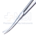 Enucleation Scissors, Medium Curved, Blunt Tips, Heavy Blades, 44mm Mid-Screw To Tip, Ring Handle, Overall Length 5-1/4" (135mm) - 5-4762