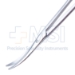 Enucleation Scissors, Strongly Curved, Blunt Tips, Heavy Blades, 40mm Mid-Screw To Tip, Ring Handle, Overall Length 5-1/8" (130mm) - 5-4763