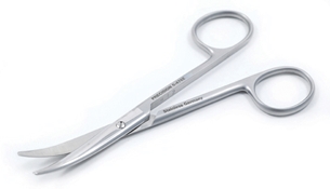 Precision Curved Enucleation Scissors 