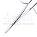 Eye Scissors, Curved, Blunt Tips, 29mm Mid-Screw To Tip, Ribbon Style Ring Handle, Polished Finish On Blades, Overall Length 4-1/4" (109mm) - 5-4529