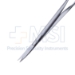 Iris Scissors, Curved, Sharp Tips, 25mm Mid-Screw To Tip, Ribbon Style Ring Handle, Polished Finish On Blades, Overall Length 4-1/8" (105mm) - 5-4513
