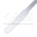 Orbital Retractor-Elevator, Double Ended, Thin Ribbon Retractor, Gentle "S" Curve, 16mm Wide/25mm Wide Ends, Dull Finish, Overall Length 7-1/4" (182mm) - 5-4816