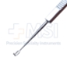 Double Fixation Hook, Curved Tips, 1.5mm Spread, Serrated Flat Handle, Polished Finish, Overall Length 5" (127mm) - 5-1643