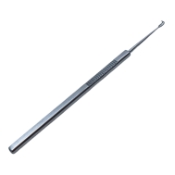 Double Fixation Hook, Curved Tips, 1.5mm Spread, Serrated Flat Handle, Polished Finish, Overall Length 5" (127mm) K3-6000,E0532,3207E,K3-6000,E0532