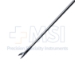 Feder-Ossoff Micro Laryngeal Scissors, Horizontal Action, Opens Left, Sharp Tip Blades,Tapers To 1mm Tip, Straight, Shaft Diameter 2mm, Working Length 230mm - 07-4409