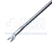 Feder-Ossoff Micro Laryngeal Scissors, Horizontal Action, Opens Right, Sharp Tip Blades, Tapers To 1mm Tip, Shaft Diameter 2mm, Straight, Working Length 230mm - 07-4410