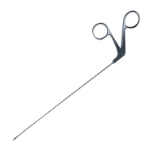 Feder-Ossoff Micro Laryngeal Scissors, Horizontal Action, Opens Right, Sharp Tip Blades, Tapers To 1mm Tip, Shaft Diameter 2mm, Straight, Working Length 230mm 
