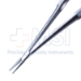 Jacobson Micro Needle Holder, Straight, 1mm Diamond Coated Jaws, Slim-Line Box Lock, Suture 5-0 Or Smaller, Round Knurled Handle, Overall Length 7-1/4" (180mm) - 7117-82