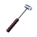 Large Mallet, Replaceable Nylon Heads, Cylinder Shaped, 13.3oz, Diameter 1.18" (30mm), Phenolic Handle, Overall Length 7-1/4" (185mm) 