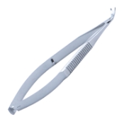 Miniature Corneal Scissors, Left, Delicate, 9mm Blades, Lower Blade Extended 0.5mm, Overall Length 3-7/8" (100mm) E3231 L,08-03202,5827E,08-03202,E3231 L