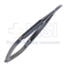 Needle Holder, Curved, Extra Delicate, 6mm Jaws, Without Lock, Longitudinal Serrated Handle, Overall Length 4-3/4" (121mm) - 11-7-4931