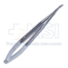 Needle Holder, Curved, Extra Delicate, 6mm Jaws, Without Lock, Longitudinal Serrated Handle, Overall Length 4.8" (123mm) - 11-7-4941