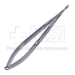 Needle Holder, Straight, Extra Delicate, 6mm Jaws, With Lock, Longitudinal Serrated Handle, Overall Length 4-3/4" (121mm) - 11-7-4911