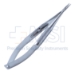 Needle Holder, Straight, With Lock, Medium 9mm Jaws, Large Round Knurled Handle, Overall Length 5-1/4" (135mm) - 5-4806
