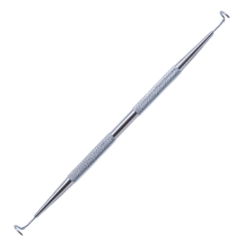 Pigtail Probe, Stainless Steel, 8mm Diameter Pigtail Curved Probes, Suture Eyes Just Back of Blunt Ends, Round Knurled Handle, Polished Finish, Overall Length 6" (150mm) E4251C,4823E,K7-2900,08-13125,E4251 C
