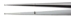 Microsurgical Ring Tip Forceps, Straight 1mm x 0.5mm Diamond Dusted Jaws, 8mm Round Diamond Knurled Handle, 1mm Guide Pin, Overall Length 7" (180mm) - IA8018DC