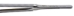Microsurgical Ring Tip Forceps, Straight 1mm x 0.5mm Diamond Dusted Jaws, 8mm Round Diamond Knurled Handle, 1mm Guide Pin, Overall Length 7" (180mm) - IA8018DC