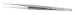 Microsurgical Ring Tip Forceps, Straight 1mm x 0.5mm Diamond Dusted Jaws, 8mm Round Diamond Knurled Handle, 1mm Guide Pin, Overall Length 7" (180mm) - IA8018DC