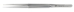 Microsurgical Ring Tip Forceps, Straight 1mm x 0.5mm Diamond Dusted Jaws, 8mm Round Diamond Knurled Handle, 1mm Guide Pin, Overall Length 7" (180mm) - IA8018DC