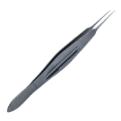 Straight Tying Forceps, Straight Shafts, 5mm Tying Platform, Wide Handle, Dull Finish, Overall Length 4-3/8" (110mm) 368287,May-08,E1897