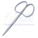 Utility Scissors, Straight, Blunt Tips, 25mm Mid-Screw To Tip, Ribbon Style Handle, Two-Tone Finish, Overall Length 4-1/4" (131mm) - 5-4695