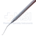 Seibel Nucleus Chopper, Use In LH, RH Dominant, Angled, 15mm Bend To Tip, 0.5mm Olive Shaped Tip, Curved Inside Cutting Edge, Round Knurled Handle, Overall Length 4-5/8" (117mm) - 9-25627