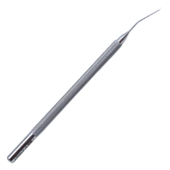 Seibel Nucleus Chopper, Use In LH, RH Dominant, Angled, 15mm Bend To Tip, 0.5mm Olive Shaped Tip, Curved Inside Cutting Edge, Round Knurled Handle, Overall Length 4-5/8" (117mm) 08-14516,6954E,K3-2333,08-14516